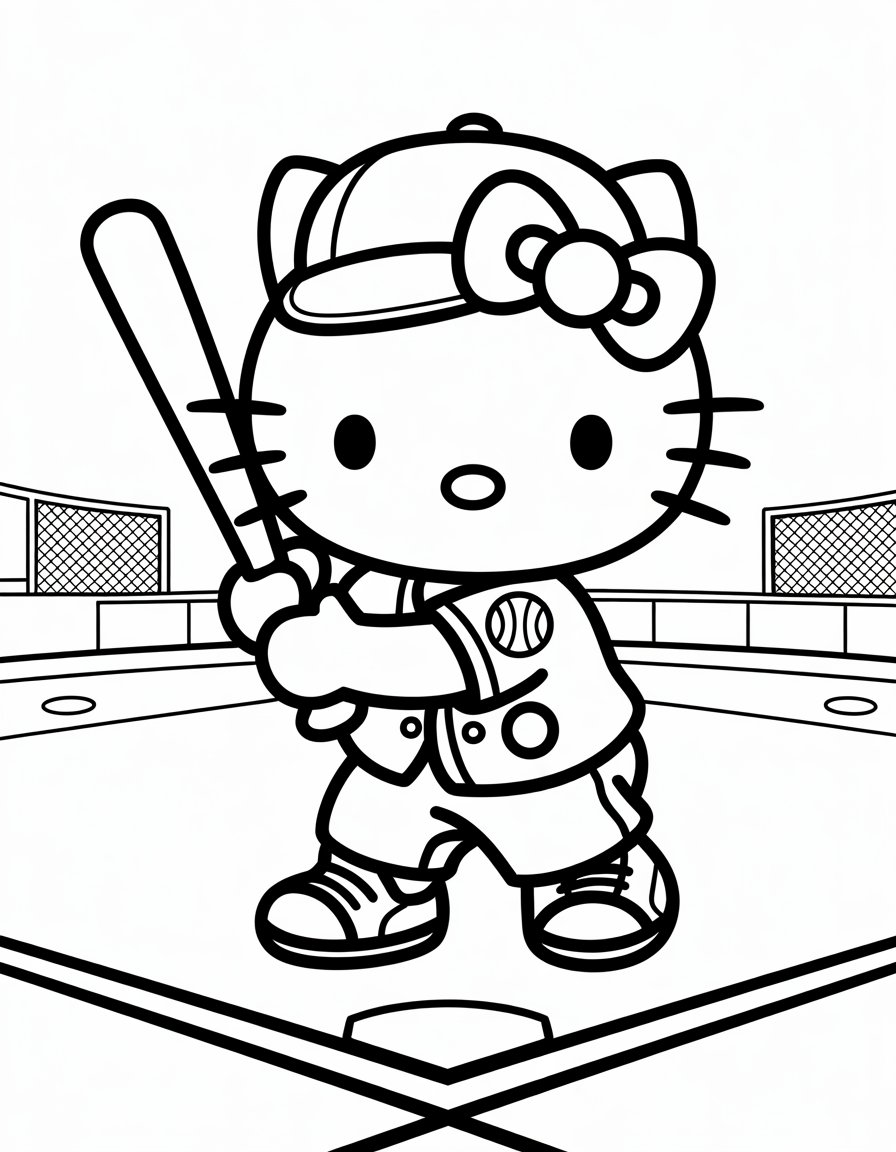 Baseball Hello Kitty